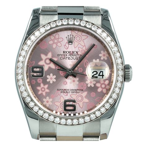 rolex wave dial|rolex 116244 pink floral.